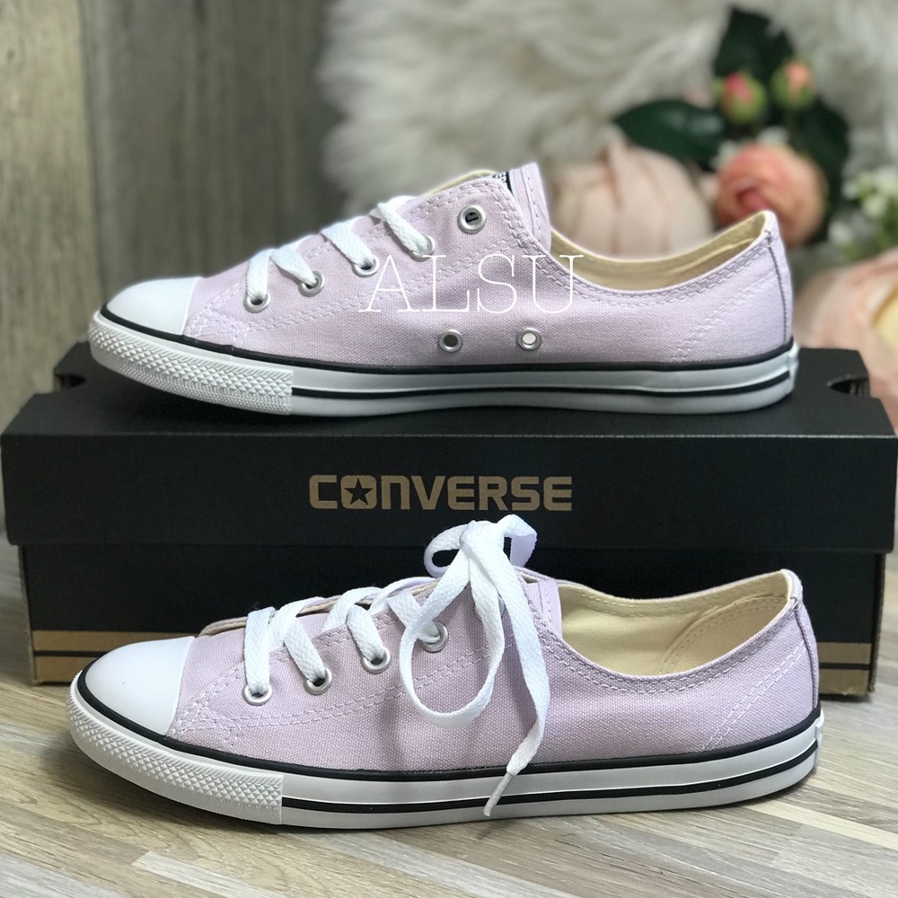 🔥SALE!🔥 Converse Dainty Low Top Purple Dusk Women's Size 6 AUTHENTIC 161300C - Picture 2 of 8